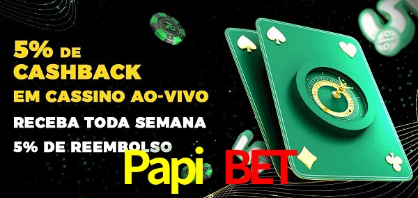 Promoções do cassino ao Vivo Papi Bet